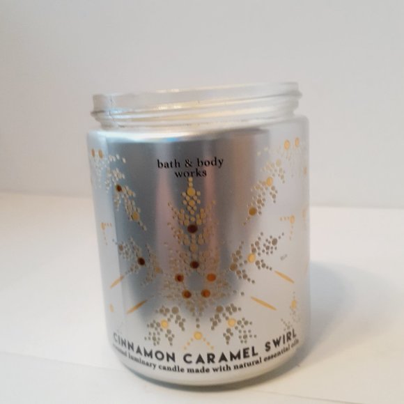 Bath & Body Works Cinnamon Caramel Swirl Candle 7 oz - Picture 5 of 10